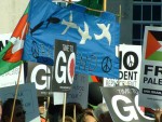 I liked this banner from Bath CND, simple and effective