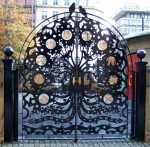 these gates were beautiful and deserve a better shot - I need to learn how to fade out the background
