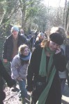 after her humanist burial in Hathersage Parish Burial Ground, we, some of Jos's friends and family had, as she envisaged, a walk in celebration of her 