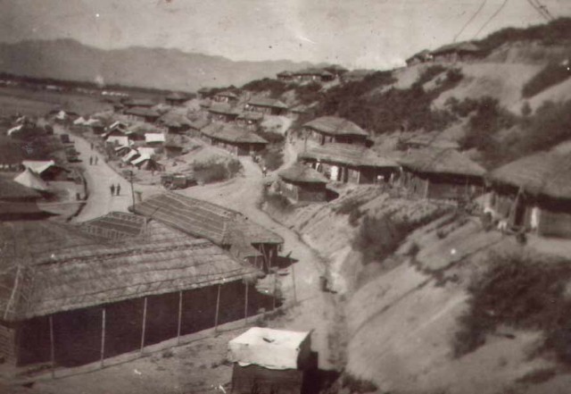 Sentinel Hill Camp, Tulihal,                                                                            India, near the Burmese border. Burma was also then part of the British Empire but had been invaded by Japan