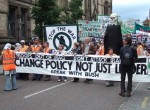 the clear message, 'change policy not just leader'