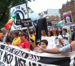 the front of the march