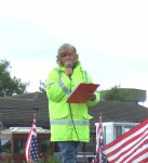 Lindis Percy reading out the huge list of new restrictions the police had decided to impose this year, yet more limitations on our freedom of speech and assembly
