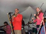 the band 'Kangeroo Moon' playing on the Small World stage