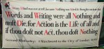 the words of Gerard Winstanley outside the Advisory Service for Squatters Stall
For more about them click here