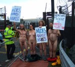 a matter of seconds - and their own barricades stopped them getting near