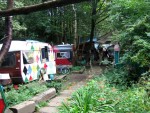 everywhere colourful caravans