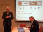 Jerek Jennings , our Chair with David Curry MP listening