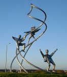 Here's one I took a few years ago - sliding figures on a roundabout