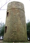 the back view of the Hermit's Tower which Fuller built a short distance to the east of the village of Brightling