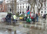 assembling on the square