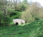 but for those who don't want to risk the stepping stones or the wooden footbridge by the smaller ford, there is a footpath just yards away which avoids both and crosses the water on this attractive stone footbridge