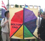 Bolton CND banner
