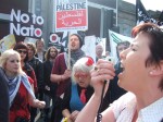 leading some chanting