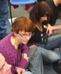 the day before in Reading, those who had not been to a Trident Ploughshares action before or those who felt ready for a refresher participated in NVDA training