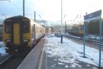 Our special train arriving at Skipton