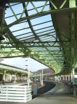 the curved platforms