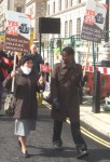 again time for chatting while marching