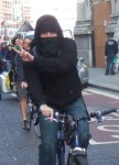 this one giving a peace sign as he passed